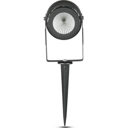 LED udendørslampe LED/12W/100-240V IP65 4000K sort