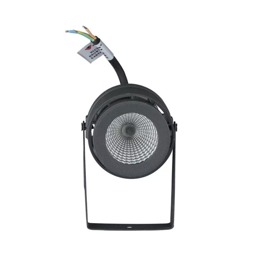 LED udendørslampe LED/12W/100-240V IP65 grå - grønt lys