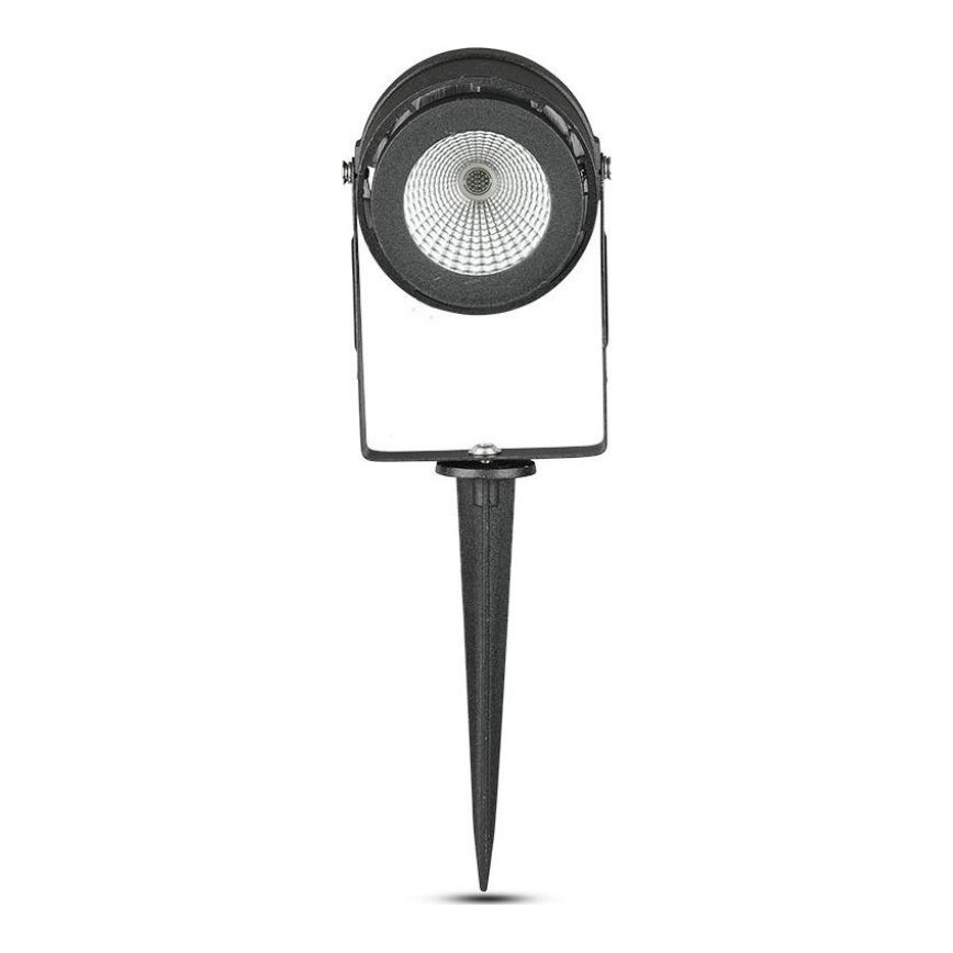 LED udendørslampe LED/12W/100-240V IP65 sort - grønt lys