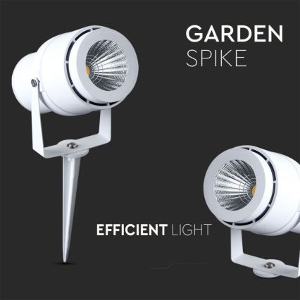 LED udendørslampe LED/12W/110-240V IP65 3000K hvid