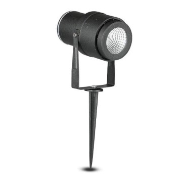 LED udendørslampe LED/12W/230V 3000K sort IP65