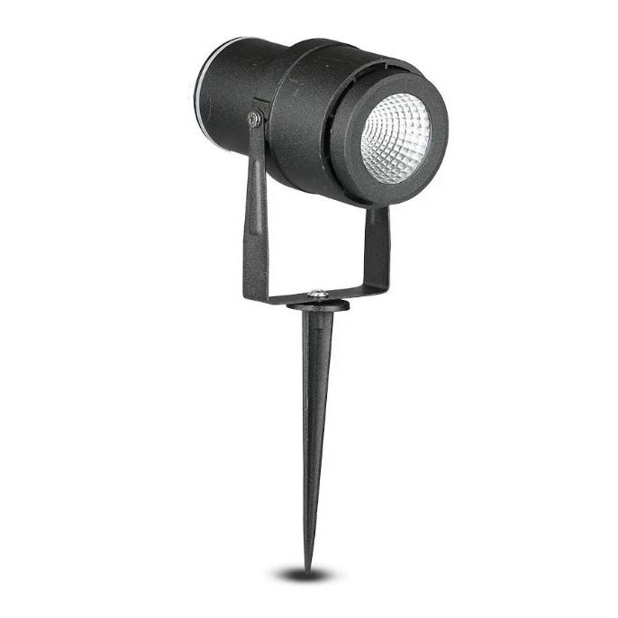 LED udendørslampe LED/12W/230V 3000K sort IP65
