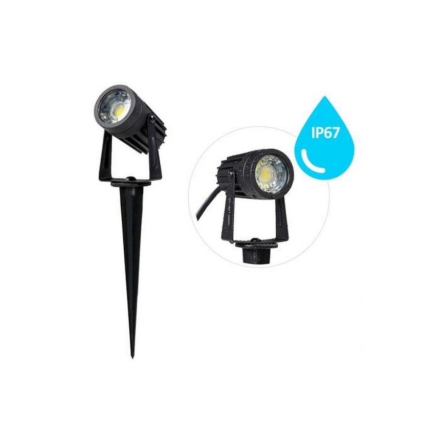 LED udendørslampe LED/3W/230V 4000K IP67 sort