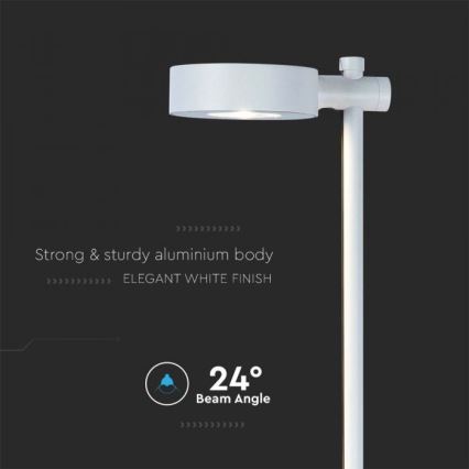 LED udendørslampe LED/7W/230V 3000K IP65 hvid