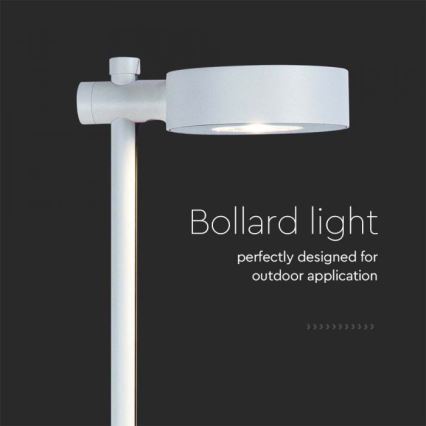 LED udendørslampe LED/7W/230V 3000K IP65 hvid