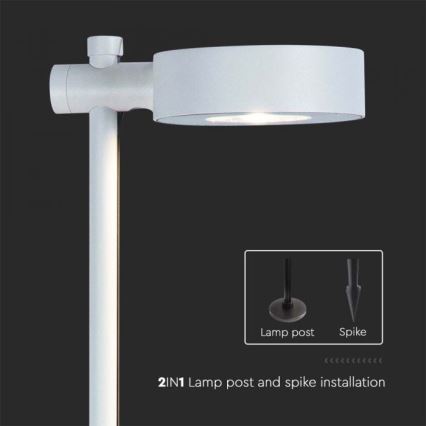LED udendørslampe LED/7W/230V 3000K IP65 hvid