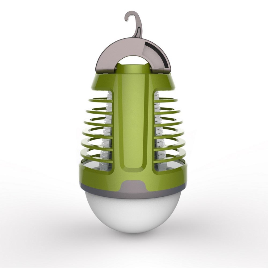 LED udendørslampe med insektfælde LED/5W/USB 1800mAh IP44