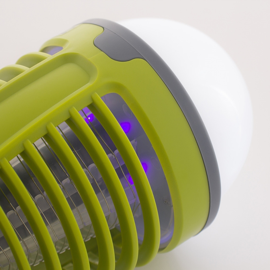 LED udendørslampe med insektfælde LED/5W/USB 1800mAh IP44
