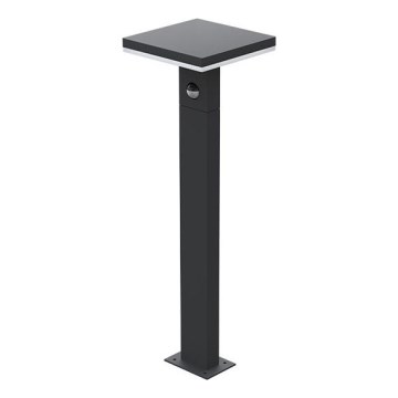 LED udendørslampe med sensor BARI LED/10W/230V 4000K 60 cm IP54 antracit