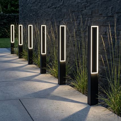 LED udendørslampe MODO LED/23,4W/230V 4000K IP44 80 cm sort