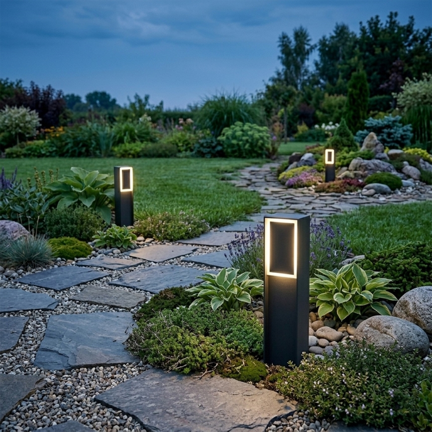 LED udendørslampe MODO LED/4,8W/230V 4000K IP44 30 cm sort