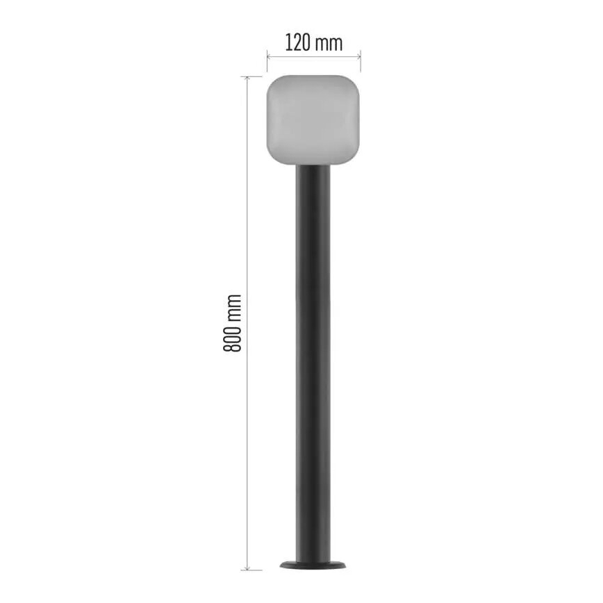 LED udendørslampe NIKA LED/12,5W/230V IP44 80 cm