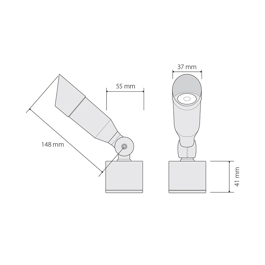 LED udendørslampe OKO 1xLED/1W/350mA IP54