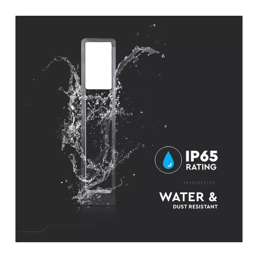 LED udendørslampe SAMSUNG CHIP LED/10W/230V 3000K IP65 sort