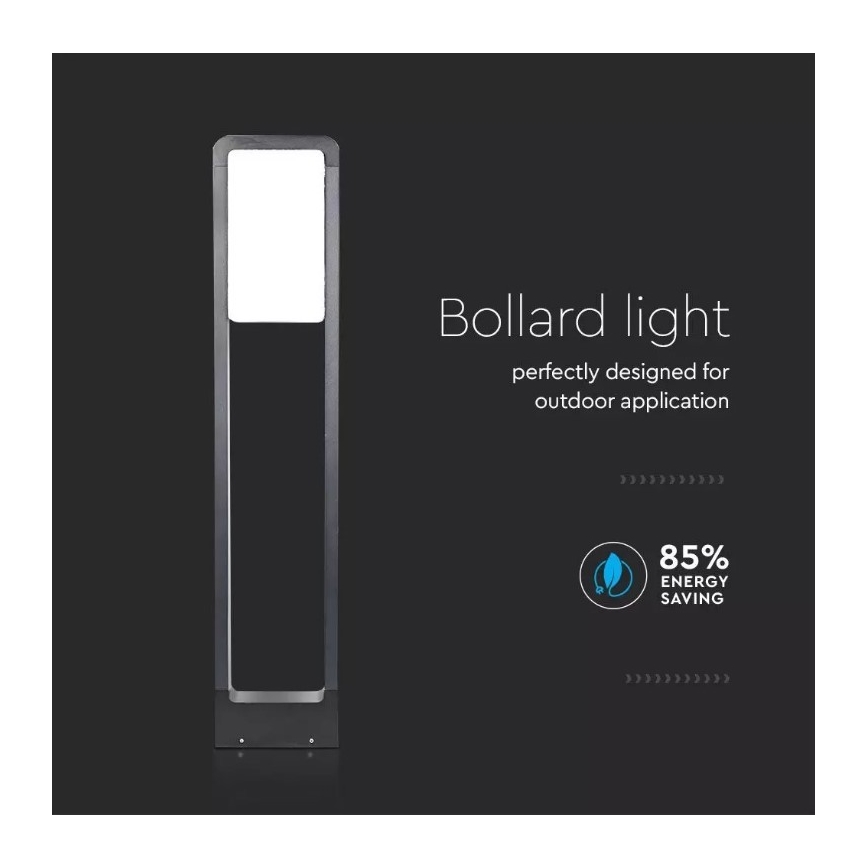 LED udendørslampe SAMSUNG CHIP LED/10W/230V 3000K IP65 sort