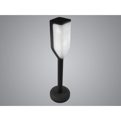 LED udendørslampe SAVEN LED/6W/230V 50 cm IP54 sort