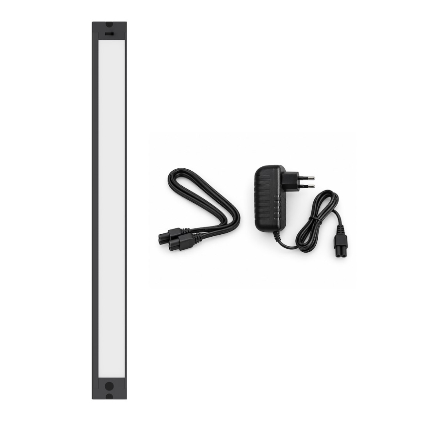 LED underskabslampe LED/18W/230V 2700/3000/4000/5000/5700K 60 cm sort
