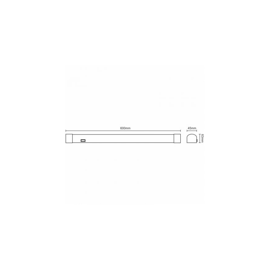 LED underskabslampe LED/15W/230V 4000K IP44