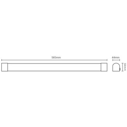 LED underskabslampe LED/15W/230V IP44