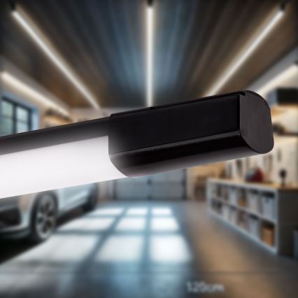 LED underskabslampe LED/36W/230V 4000K 120 cm sort