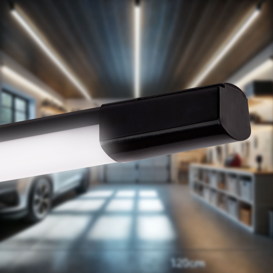 LED underskabslampe LED/36W/230V 4000K 120 cm sort