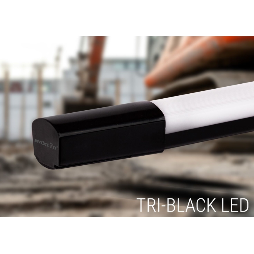 LED underskabslampe LED/36W/230V 4000K 120 cm sort