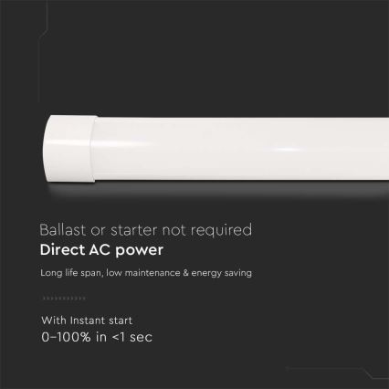 LED underskabslampe LED/40W/230V 6500K 116 cm