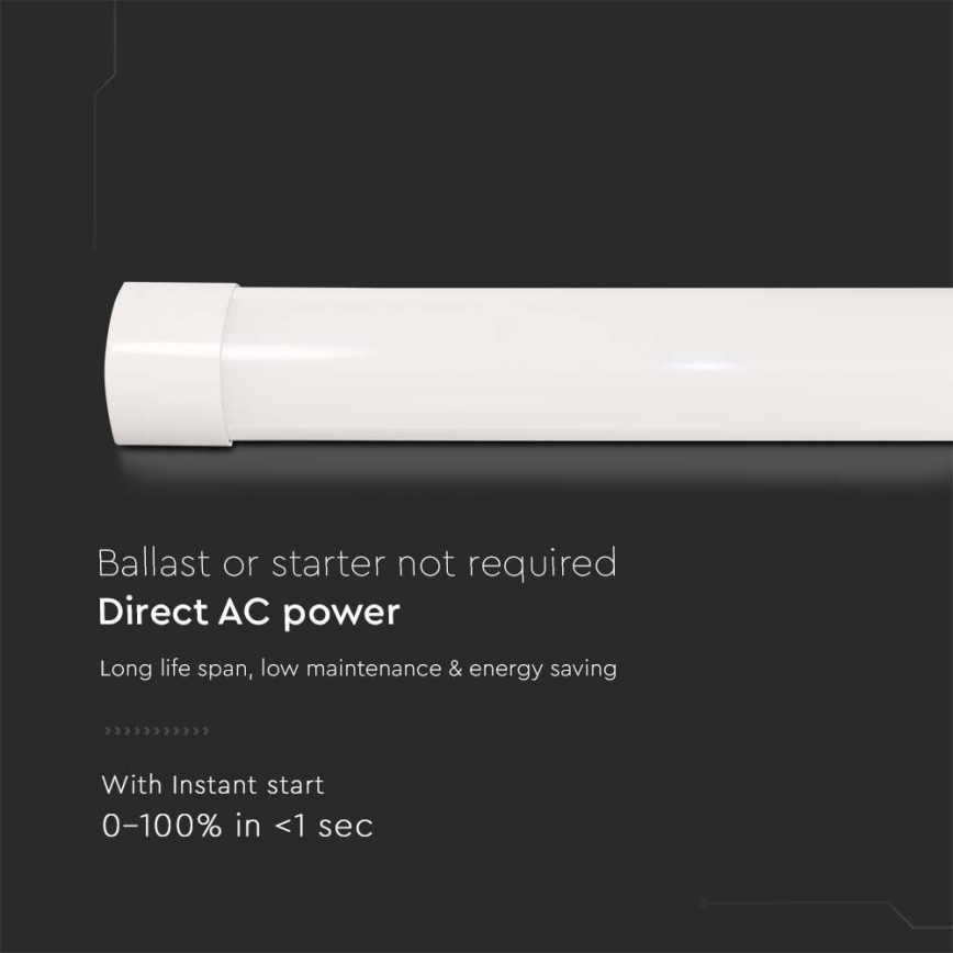 LED underskabslampe LED/40W/230V 6500K 116 cm