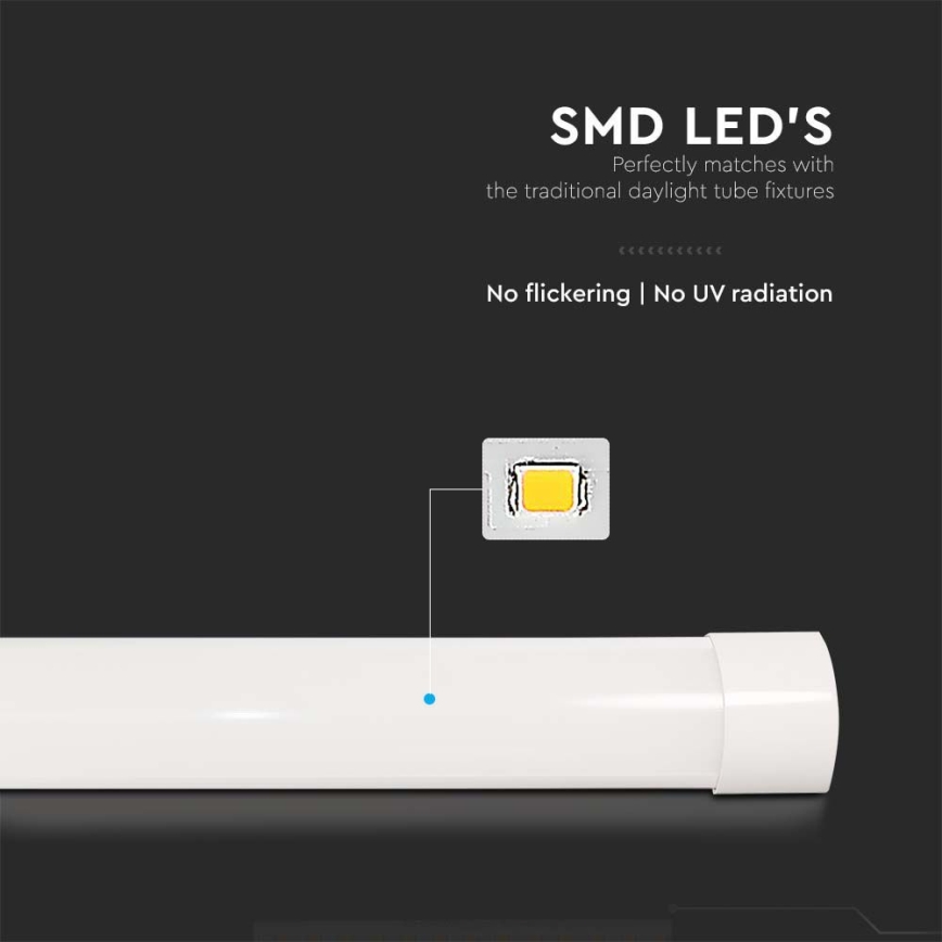 LED underskabslampe LED/40W/230V 6500K 116 cm