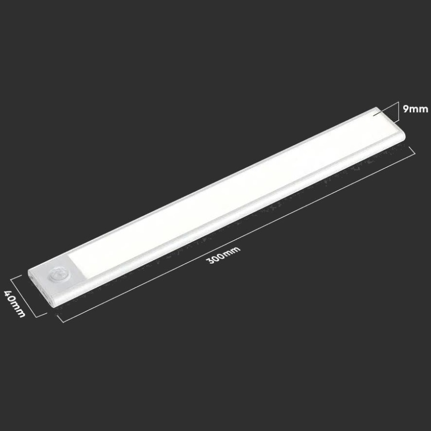 LED underskabslampe med sensor LED/1,5W/5V 1500 mAh 4000K