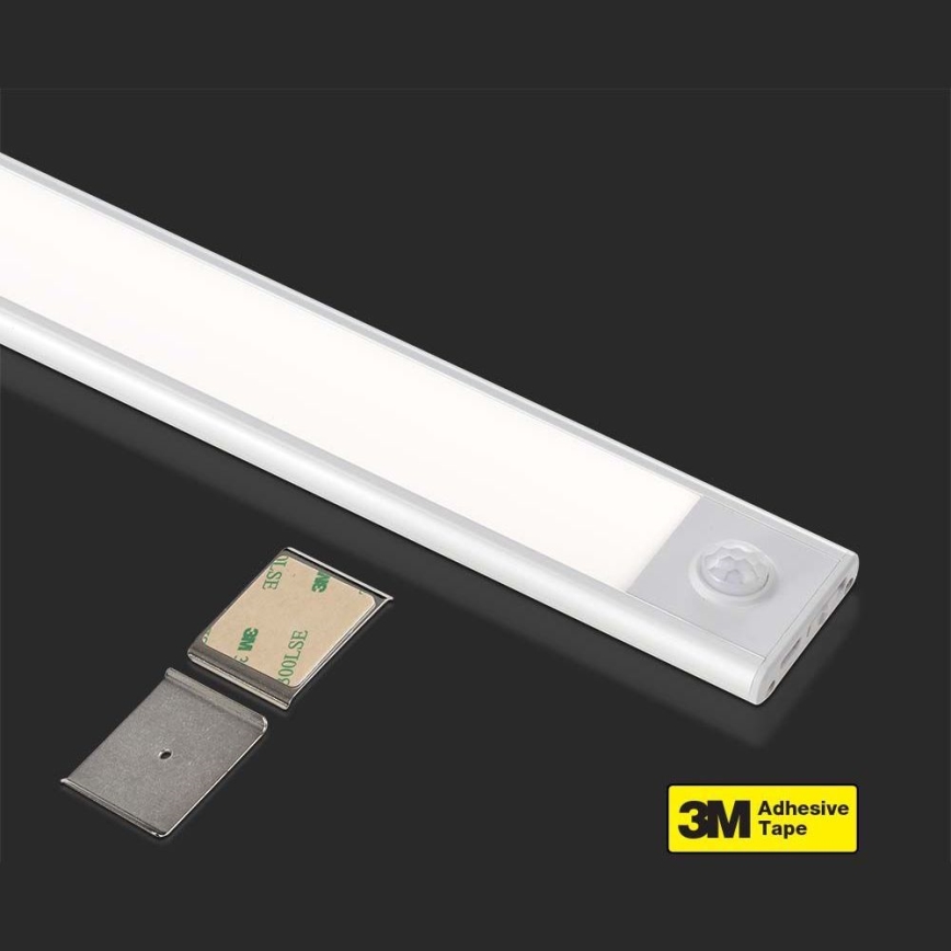 LED underskabslampe med sensor LED/2,5W/5V 3000 mAh 3000K
