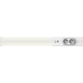 LED underskabslampe med skuffer og USB porte LED/18W/230V 4000K sølvfarvet
