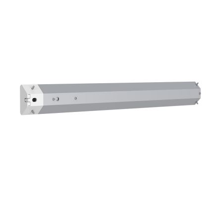 LED underskabslampe med skuffer og USB porte LED/18W/230V 4000K sølvfarvet