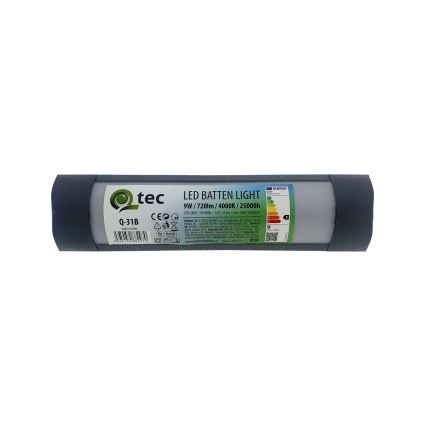 LED underskabslampe QTEC LED/9W/230V 30 cm sort