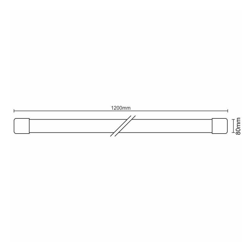 LED underskabslampe til køkken LED/40W/230V 4000K IP40