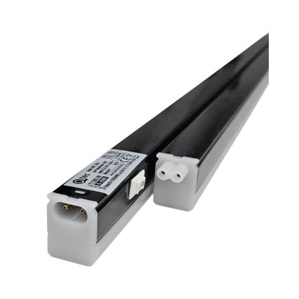 LED underskabslampe TUBE LED/18W/230V 120 cm sort