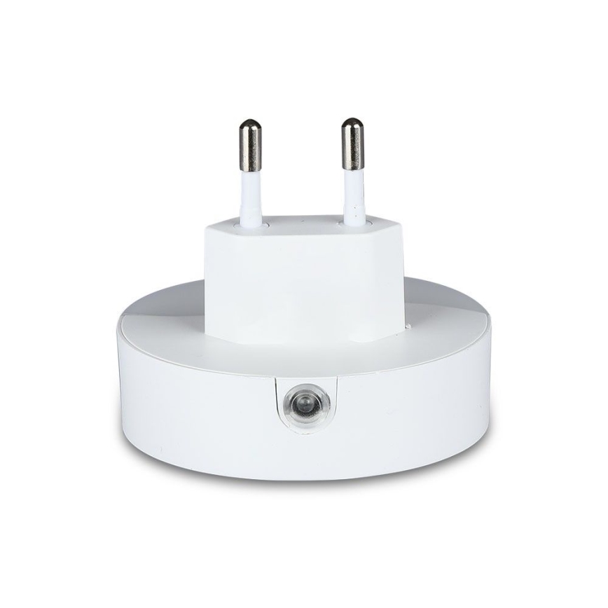 LED Vågelampe m. skumringssensor 2xUSB LED/0,45W/230V 3000K