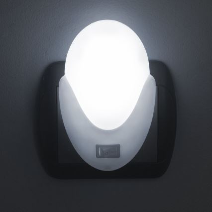 LED vågelampe til stikkontakt LED/1W/230V