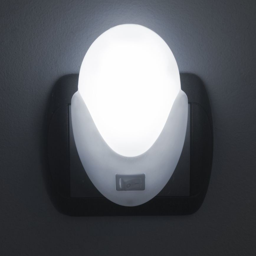 LED vågelampe til stikkontakt LED/1W/230V