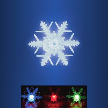 LED-vinduesdekoration, 2× CR2032-batterier