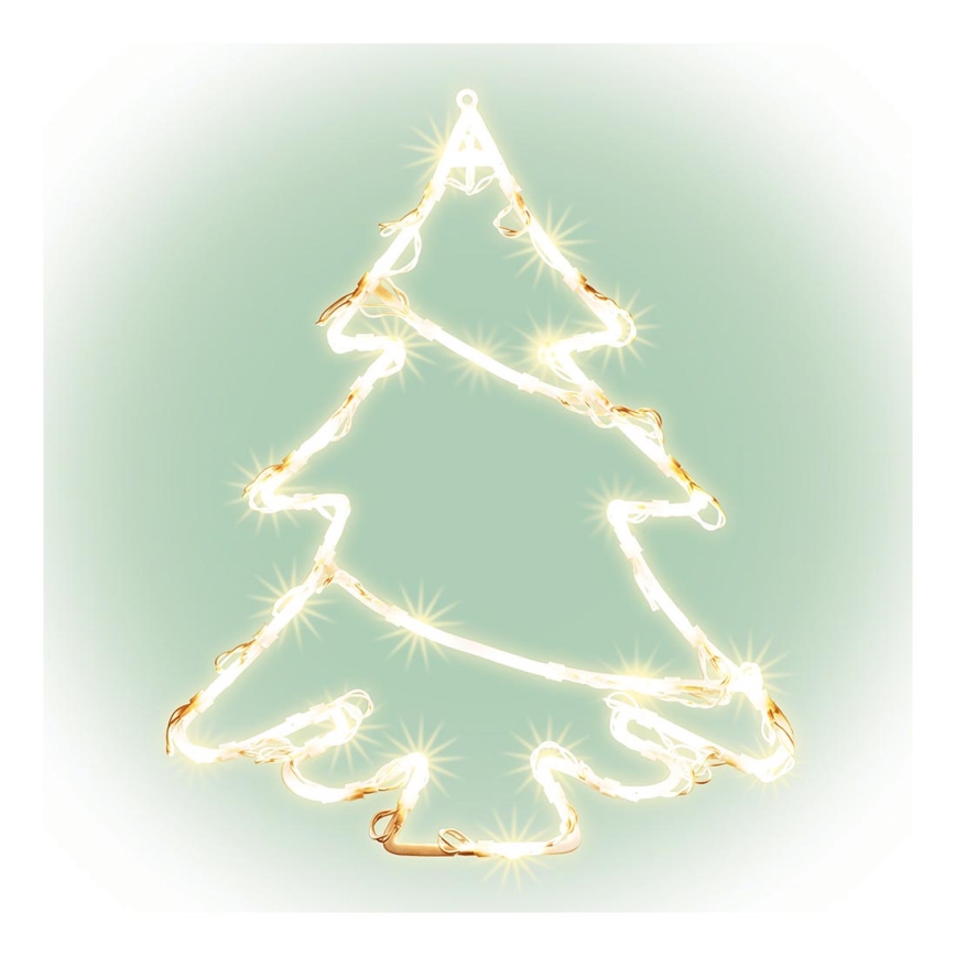 LED vinduesdekoration 35xLED/3xAA varm hvid