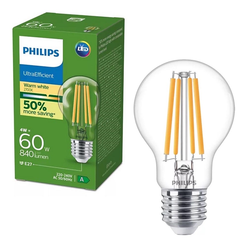 LED VINTAGE pærer Philips E27/4W/230V 2700K