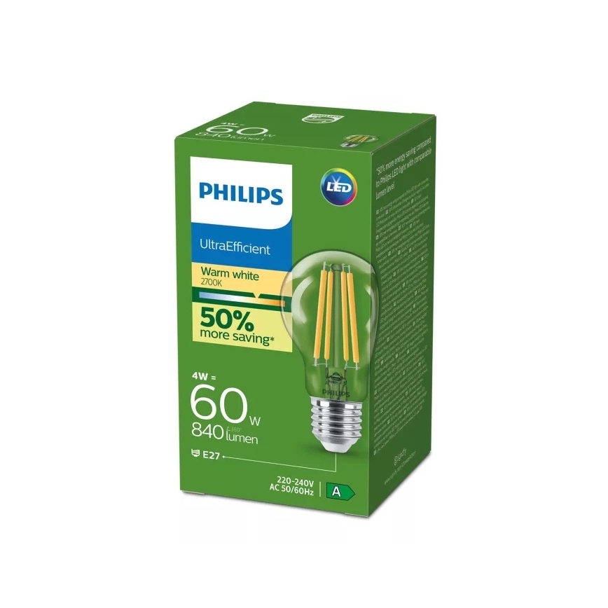 LED VINTAGE pærer Philips E27/4W/230V 2700K