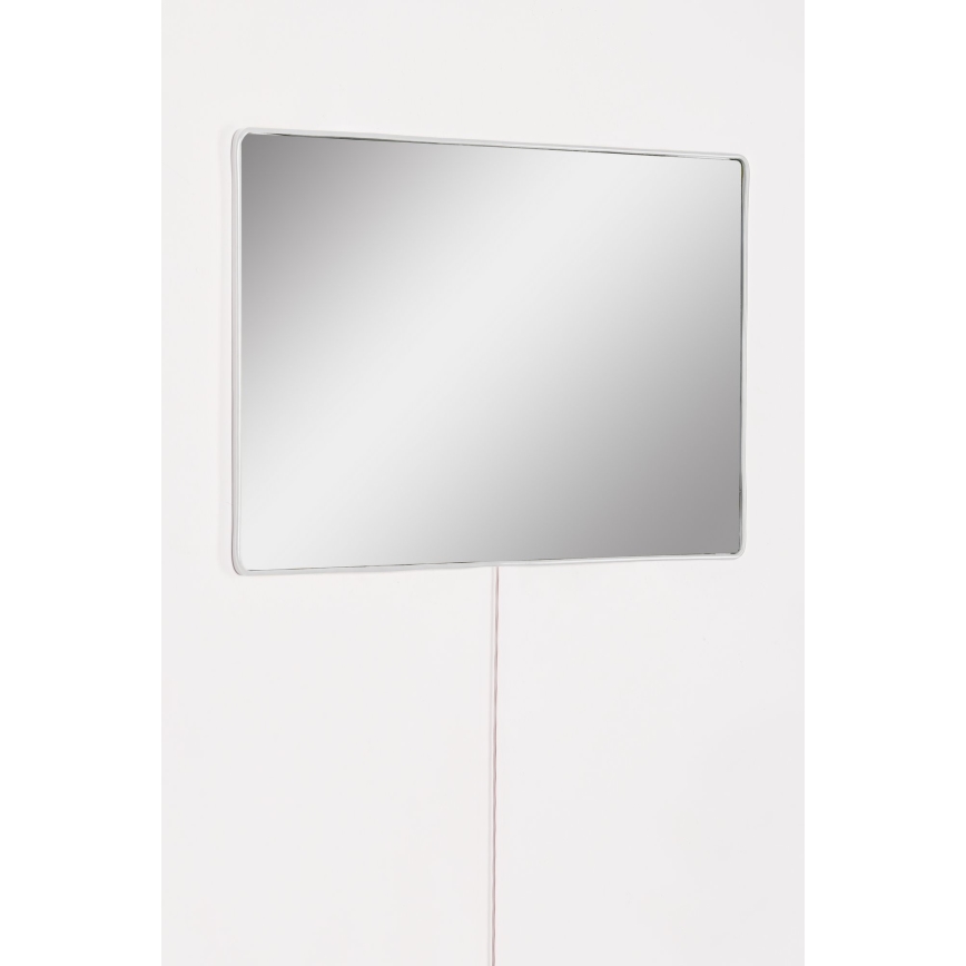 LED Vægspejl med belysning RECTANGULAR 60x40 cm hvid
