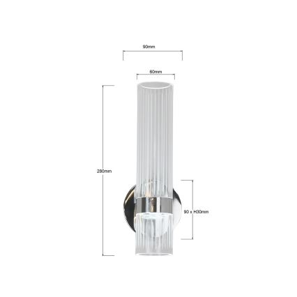 LED vægarmatur AMBIENTE LED/6W/230V 3000/4000/6000K blank krom