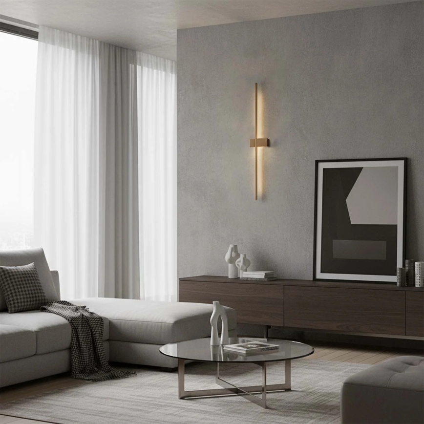 LED-væglampe AISHA LED/12W/230V 4000K guld