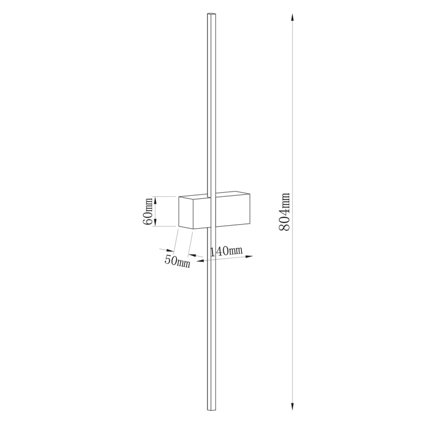 LED-væglampe AISHA LED/12W/230V 4000K guld