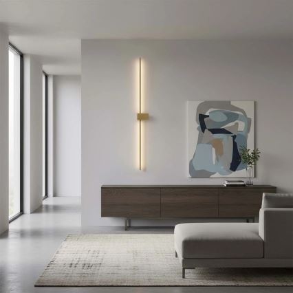 LED væglampe AISHA LED/20W/230V 4000K 120 cm guld
