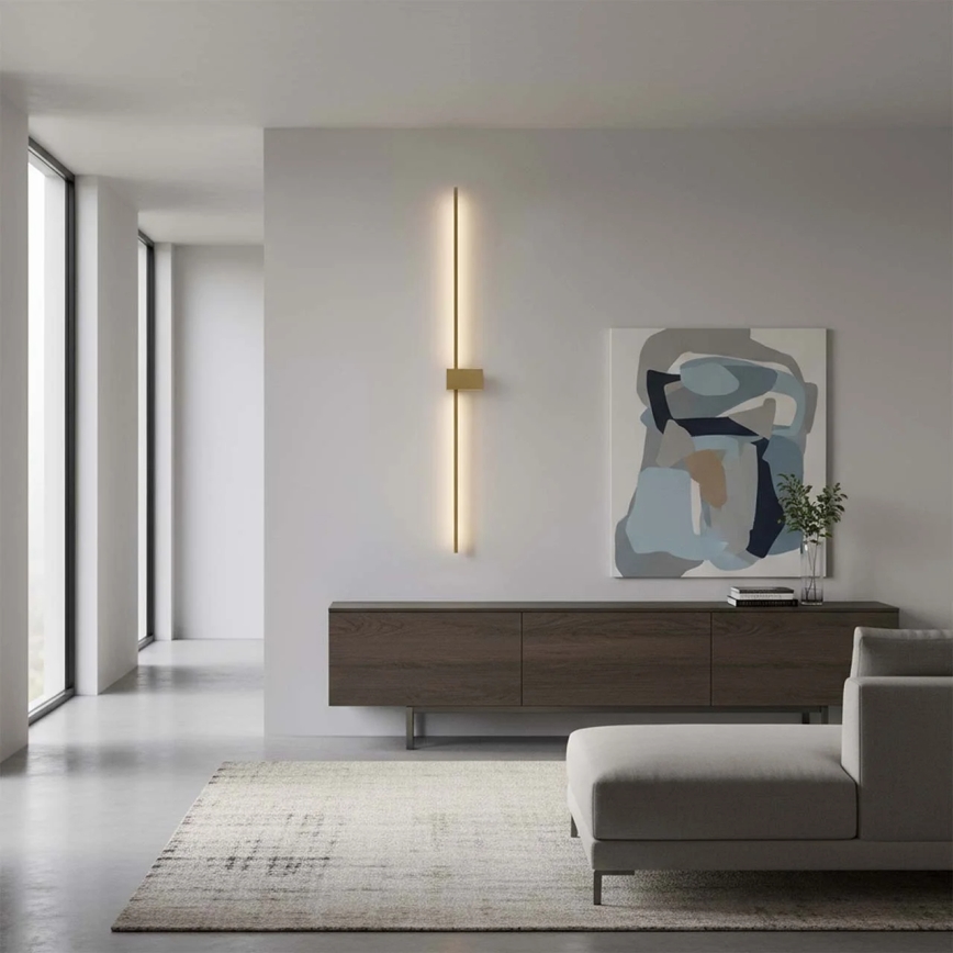 LED væglampe AISHA LED/20W/230V 4000K 120 cm guld