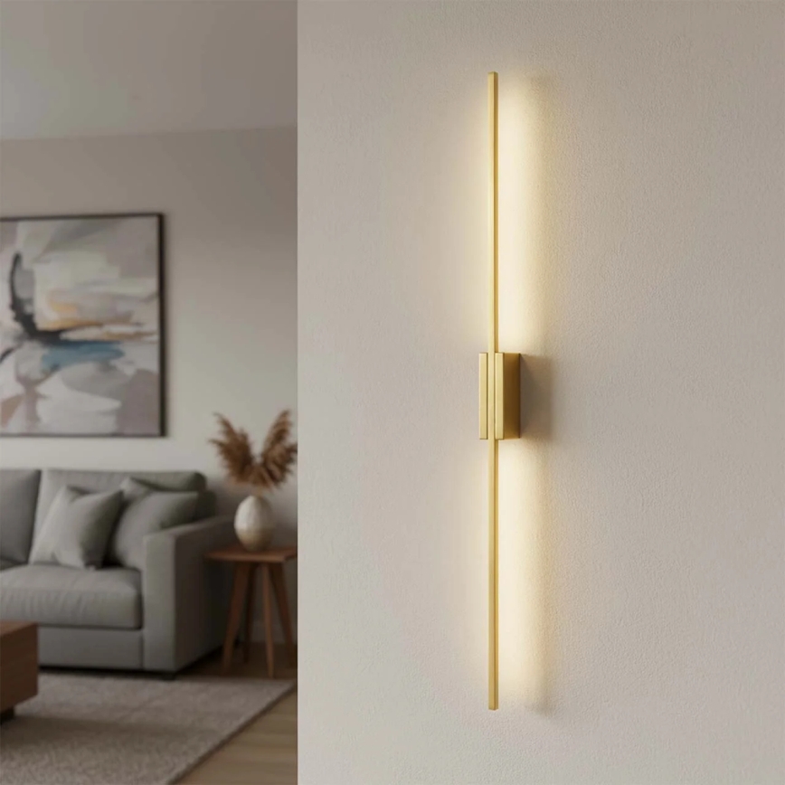 LED væglampe AISHA LED/20W/230V 4000K 120 cm guld